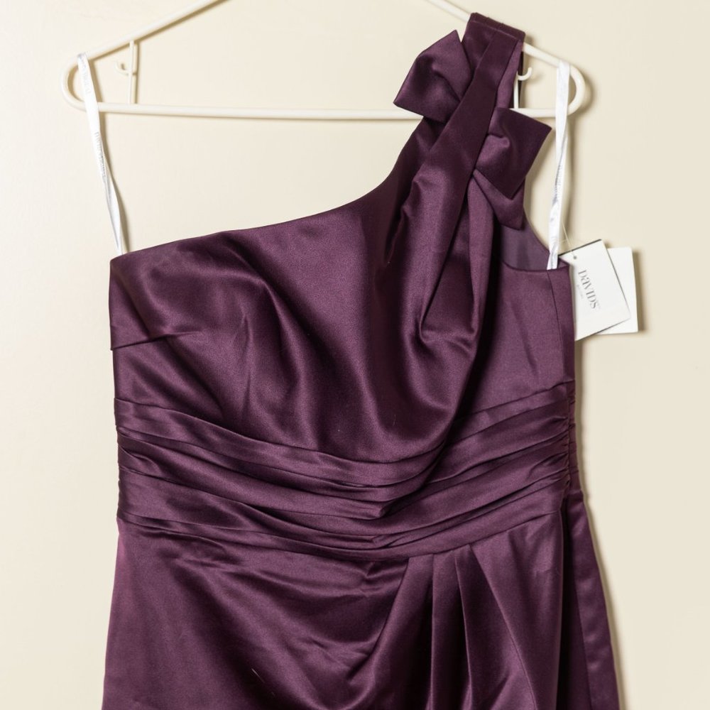 David’s Bridal - Dress NWT - Plum Size 10 - Picture 8 of 12